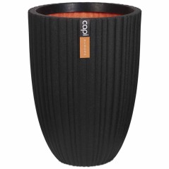 Capi Vaso elegante e baixo Urban Tube 46x58 cm preto PKBLT783