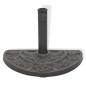 Base para guarda-sol em resina semicircular bronze 9 kg