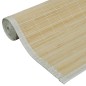 Tapete de bambu 160x230 cm natural