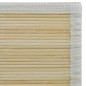 Tapete de bambu 160x230 cm natural