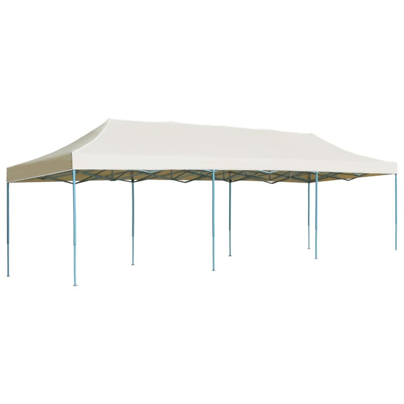 Tenda para festas pop-up dobrável 3x9 m creme-Toldos e gazebos-Home Retail