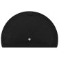 Base de guarda-sol semicircular poliresina 9 kg preto