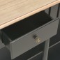 Mesa consola 120x30x76 cm MDF preto