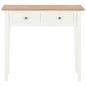 Toucador/mesa consola 79x30x74 cm madeira branco