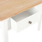 Toucador/mesa consola 79x30x74 cm madeira branco