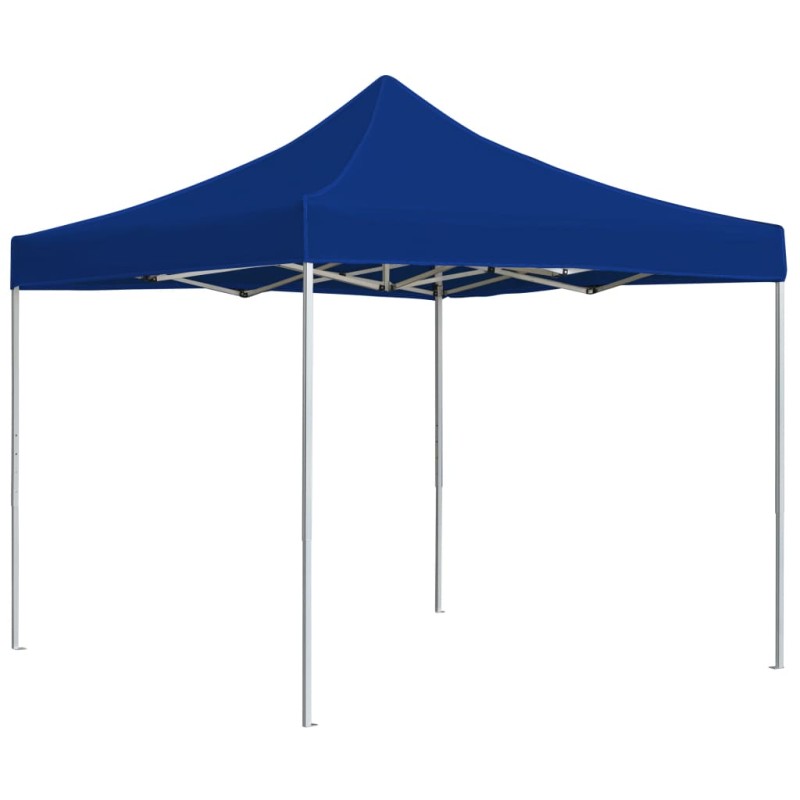 Tenda dobrável profissional para festas alumínio 3x3m azul-Toldos e gazebos-Home Retail