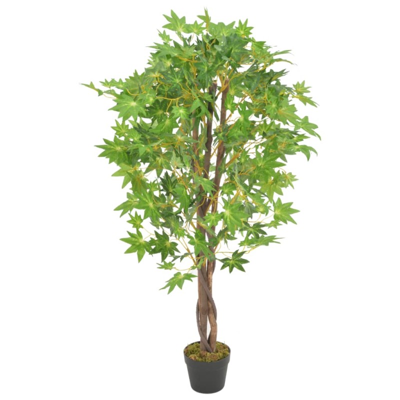 Planta bordo artificial com vaso 120 cm verde-Flores sintéticas-Home Retail