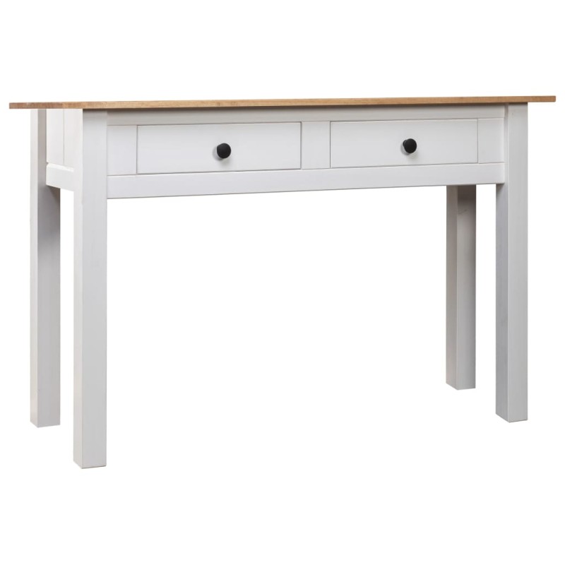 Mesa consola 110x40x72 cm pinho maciço Panama branco-Mesas de apoio-Home Retail