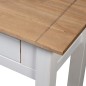 Mesa consola 110x40x72 cm pinho maciço Panama branco