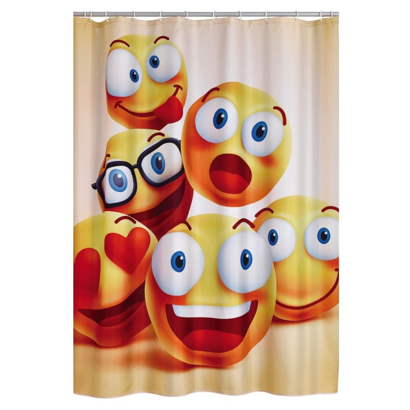 RIDDER Cortina de duche Smile 180x200 cm-Cortinas para casa de banho-Home Retail