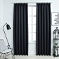 Cortinas blackout com ganchos 2 pcs 140x245 cm antracite