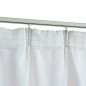 Cortinas blackout com ganchos 2 pcs 140x245 cm branco sujo