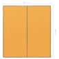 Lona de exterior 3x2,85 m amarelo