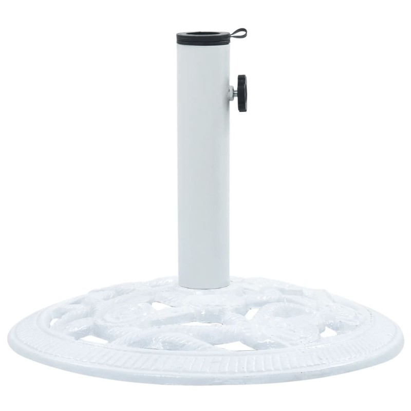 Base para guarda-sol 9 kg 40 cm ferro fundido branco-Suportes para guarda-sóis-Home Retail