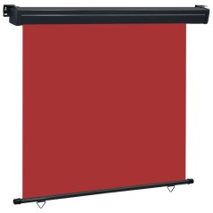 Toldo lateral para varanda 160x250 cm vermelho