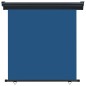 Toldo lateral para varanda 170x250 cm azul