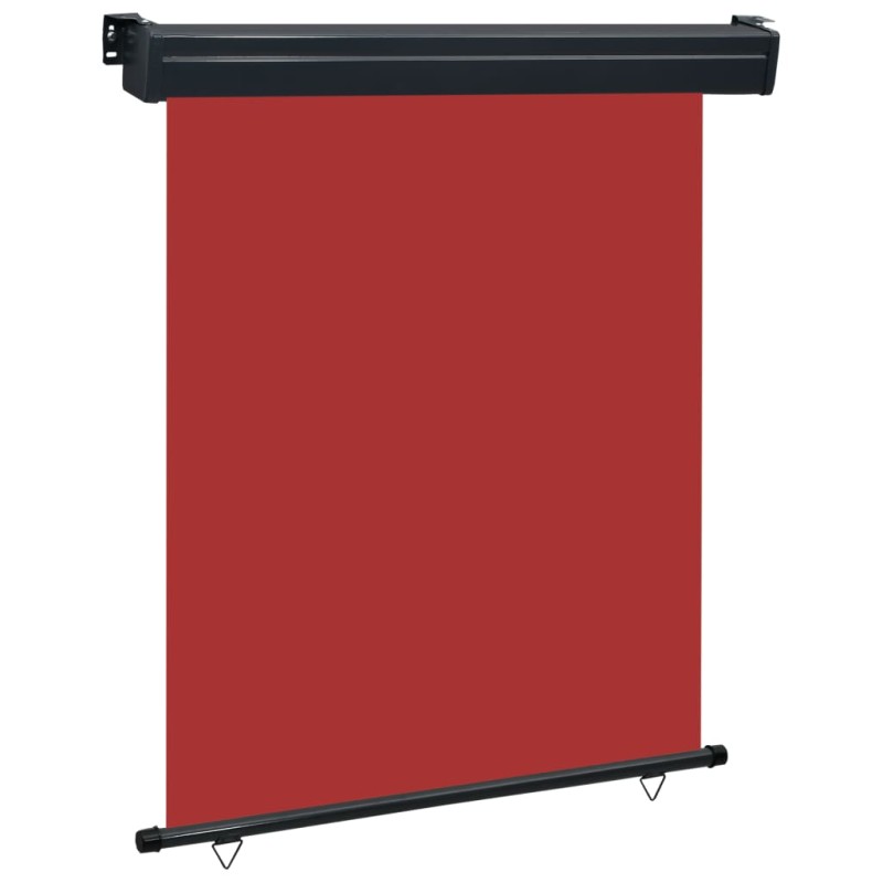 Toldo lateral para varanda 140x250 cm vermelho-Guarda-sóis e telas de varanda-Home Retail