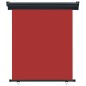 Toldo lateral para varanda 140x250 cm vermelho