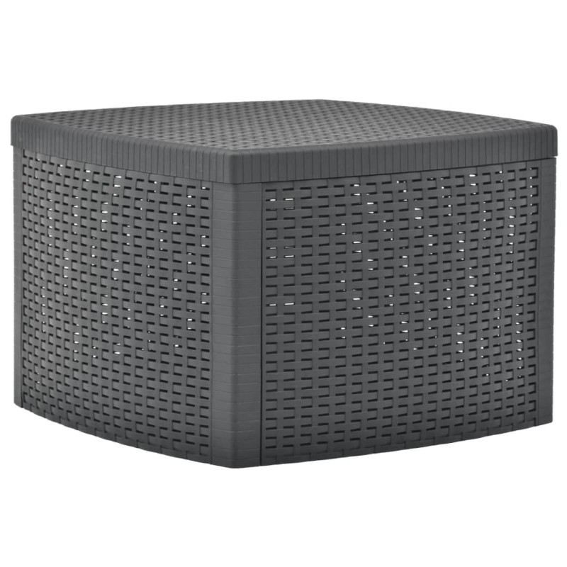 Mesa de apoio 54x54x36,5 cm plástico antracite-Mesas de jardim-Home Retail