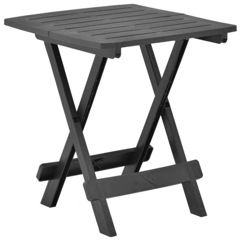 Mesa de jardim dobrável 45x43x50 cm plástico antracite-Mesas de jardim-Home Retail