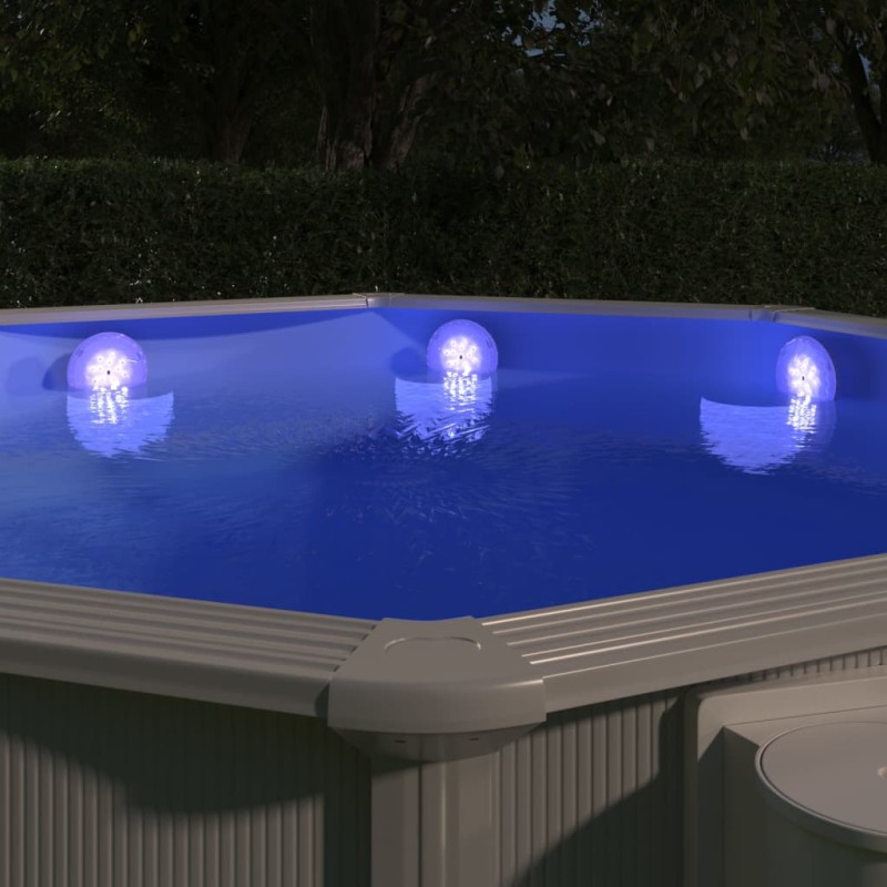 Luz LED piscina submersível/flutuante controlo remoto multicor-Acessórios para piscinas e spa-Home Retail