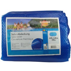 Summer Fun Cobertura solar de piscina oval 600x320 cm PE azul