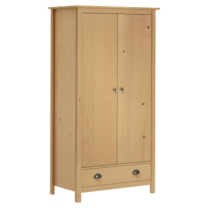 Roupeiro 2 portas Hill 89x50x170 cm pinho maciço-Guarda-roupas-Home Retail