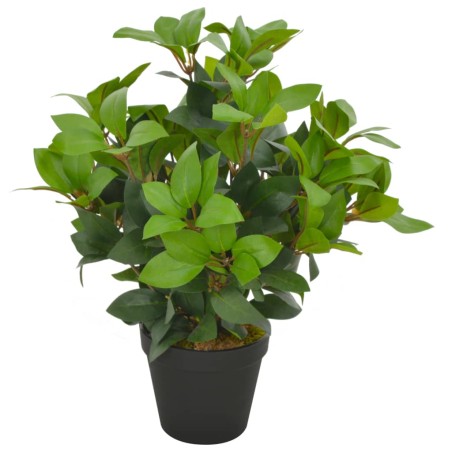 Planta loureiro artificial com vaso 40 cm verde