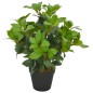 Planta loureiro artificial com vaso 40 cm verde