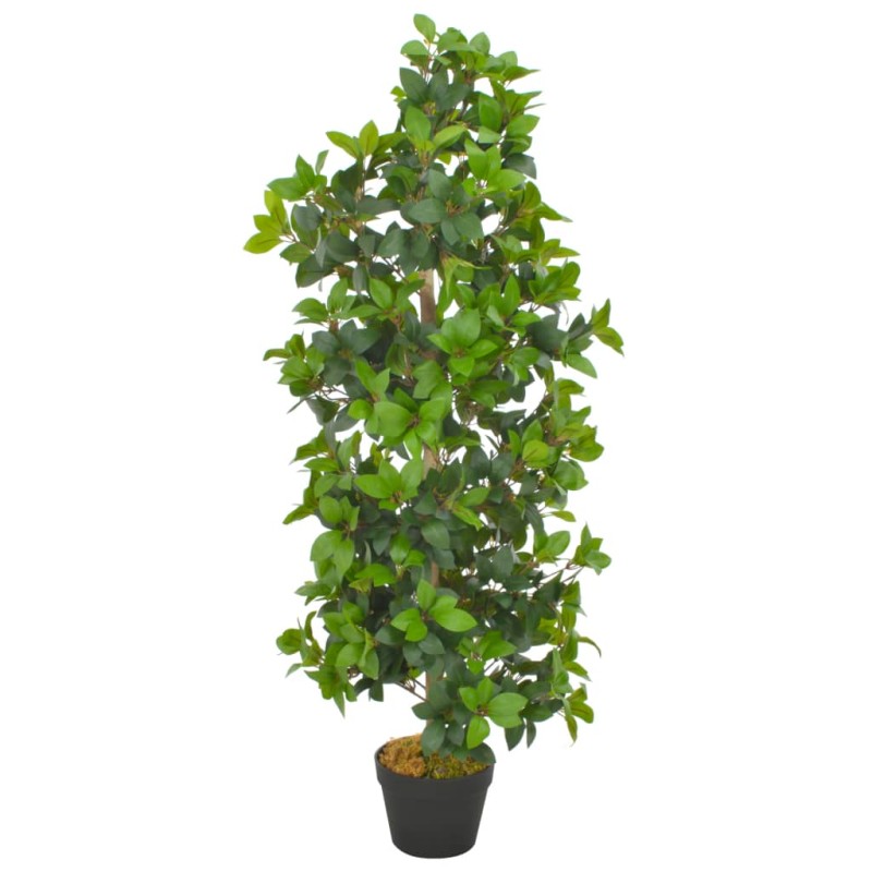 Planta loureiro artificial com vaso 120 cm verde-Flores sintéticas-Home Retail