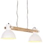 Candeeiro suspenso industrial 25 W 109 cm E27 branco