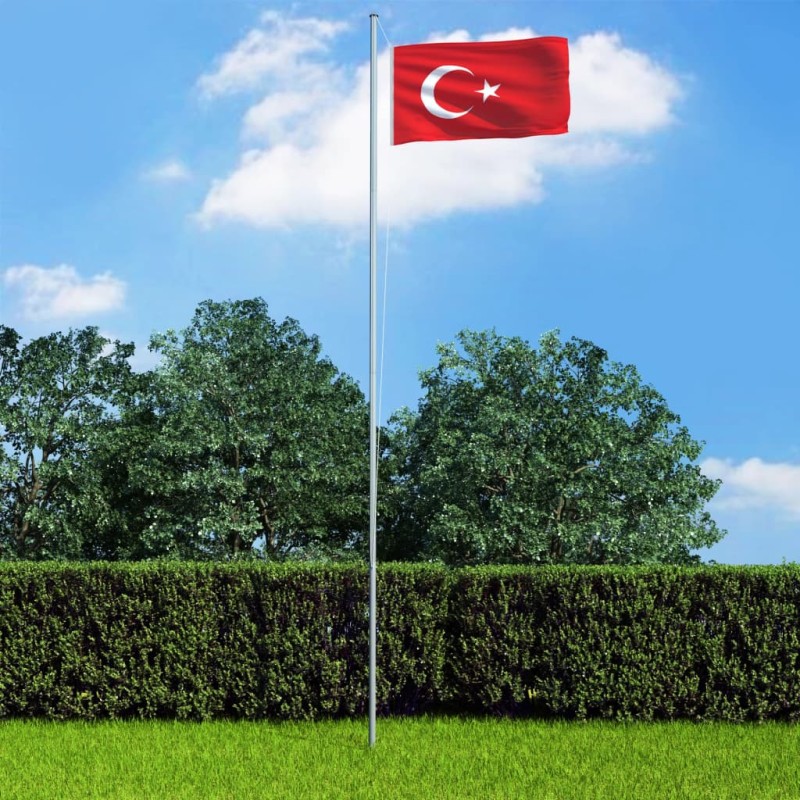 Bandeira da Turquia 90x150 cm-Bandeiras e birutas-Home Retail