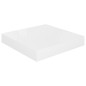 Prateleiras de parede suspensas 2 pcs 23x23,5x3,8cm MDF branco