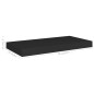 Prateleiras de parede suspensas 4 pcs 50x23x3,8cm MDF preto