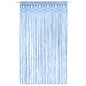 Cortina macramé 140x240 cm algodão azul