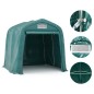 Tenda de garagem em PVC 1,6x2,4 m verde