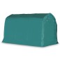 Tenda de garagem em PVC 2,4x3,6 m verde