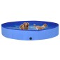 Piscina para cães dobrável 300x40 cm PVC azul