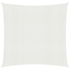 Para-sol estilo vela 160 g/m² 5x5 m PEAD branco