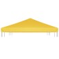 Cobertura de gazebo 270 g/m² 4x3 m amarelo