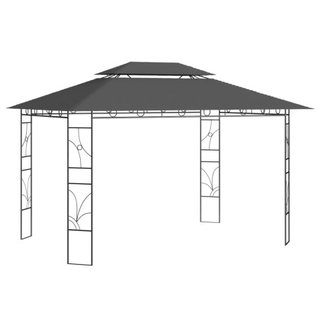 Gazebo 4x3x2,7 m 160 g/m² antracite