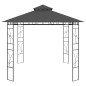 Gazebo 4x3x2,7 m 160 g/m² antracite