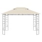 Gazebo 4x3x2,7 m 160 g/m² cor creme