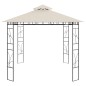 Gazebo 4x3x2,7 m 160 g/m² cor creme