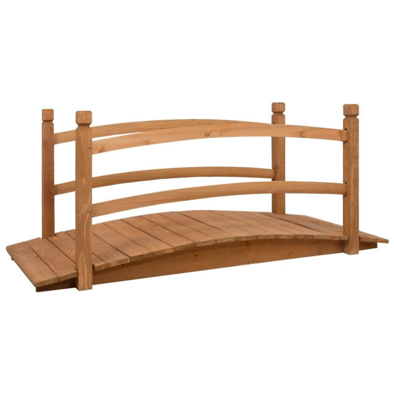 Ponte de jardim 140x60x60 cm madeira de abeto maciça-Pontes para jardins-Home Retail