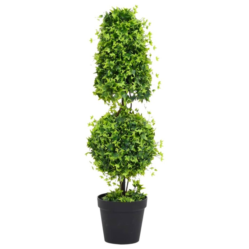 Planta artificial buxo com vaso 100 cm verde-Flores sintéticas-Home Retail