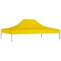 Teto para tenda de festas 4x3 m 270 g/m² amarelo