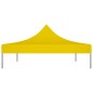 Teto para tenda de festas 4x3 m 270 g/m² amarelo