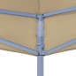 Teto para tenda de festas 2x2 m 270 g/m² cor bege