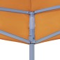 Teto para tenda de festas 2x2 m 270 g/m² laranja